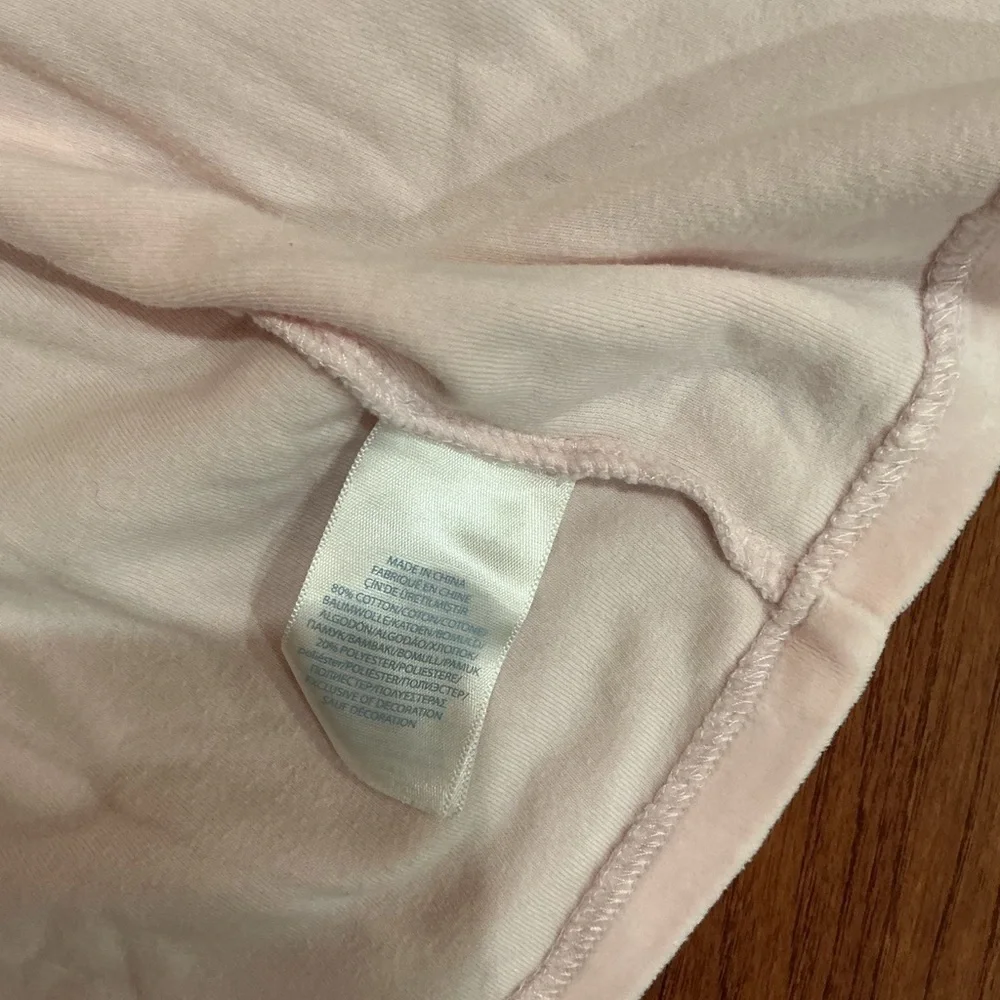 Ralph Lauren Baby Pink Velour Dress Size 9M
